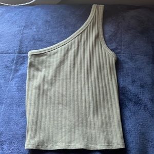 one shoulder tank top